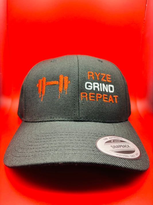 ‘Ryze Grind Repeat’ Embroidered SnapBack Hat - Ryze North 