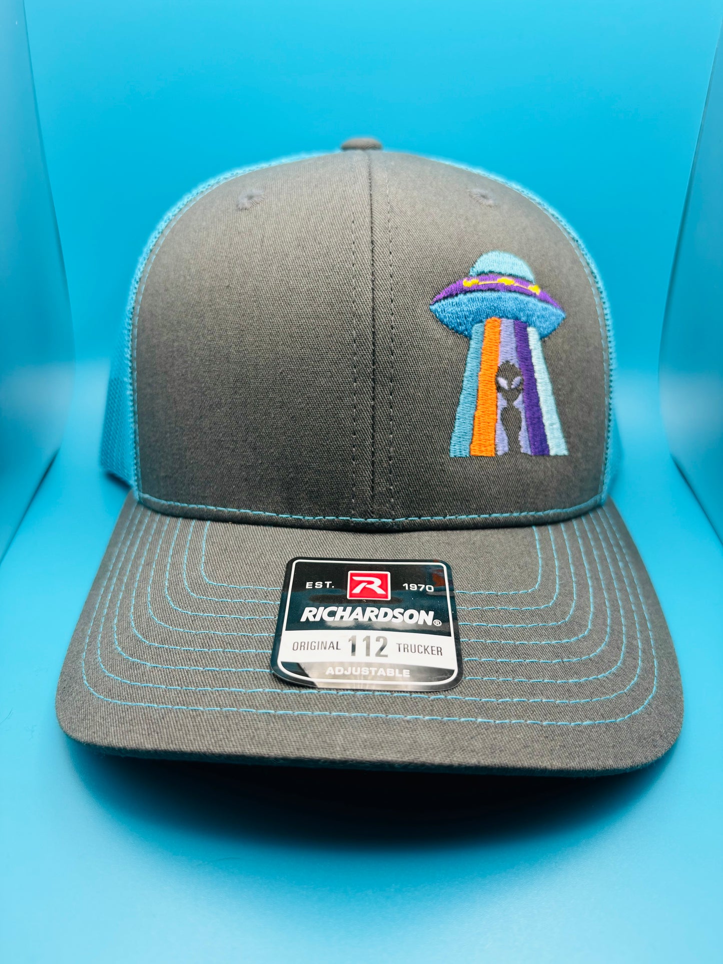 ‘UFO Alien’ Embroidered SnapBack Trucker Hat - Ryze North 