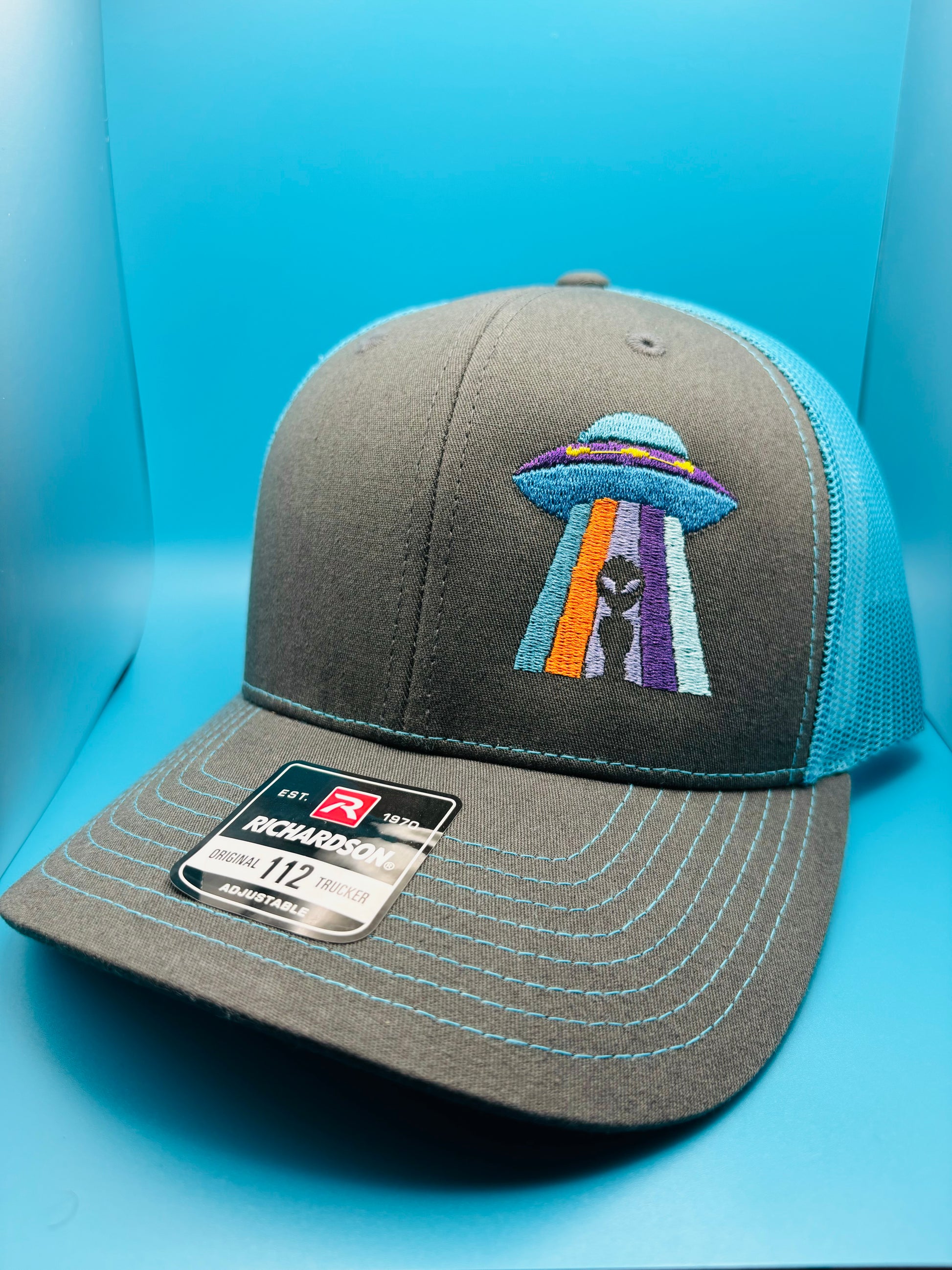 ‘UFO Alien’ Embroidered SnapBack Trucker Hat - Ryze North 