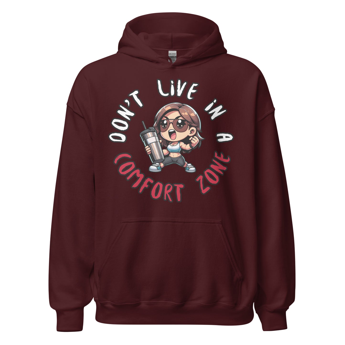 Don't Live In A Comfort Zone Women's Hoodie - Ryze North 