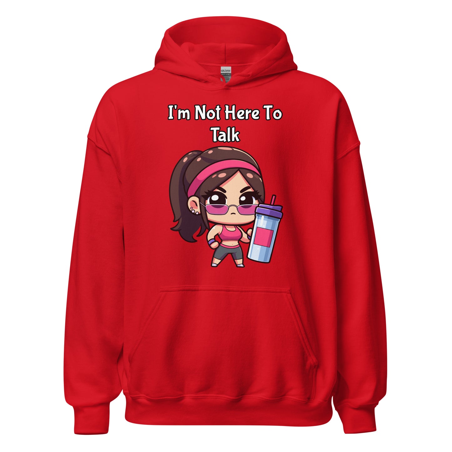 I'm Not Here To Talk Women's Hoodie - Ryze North 