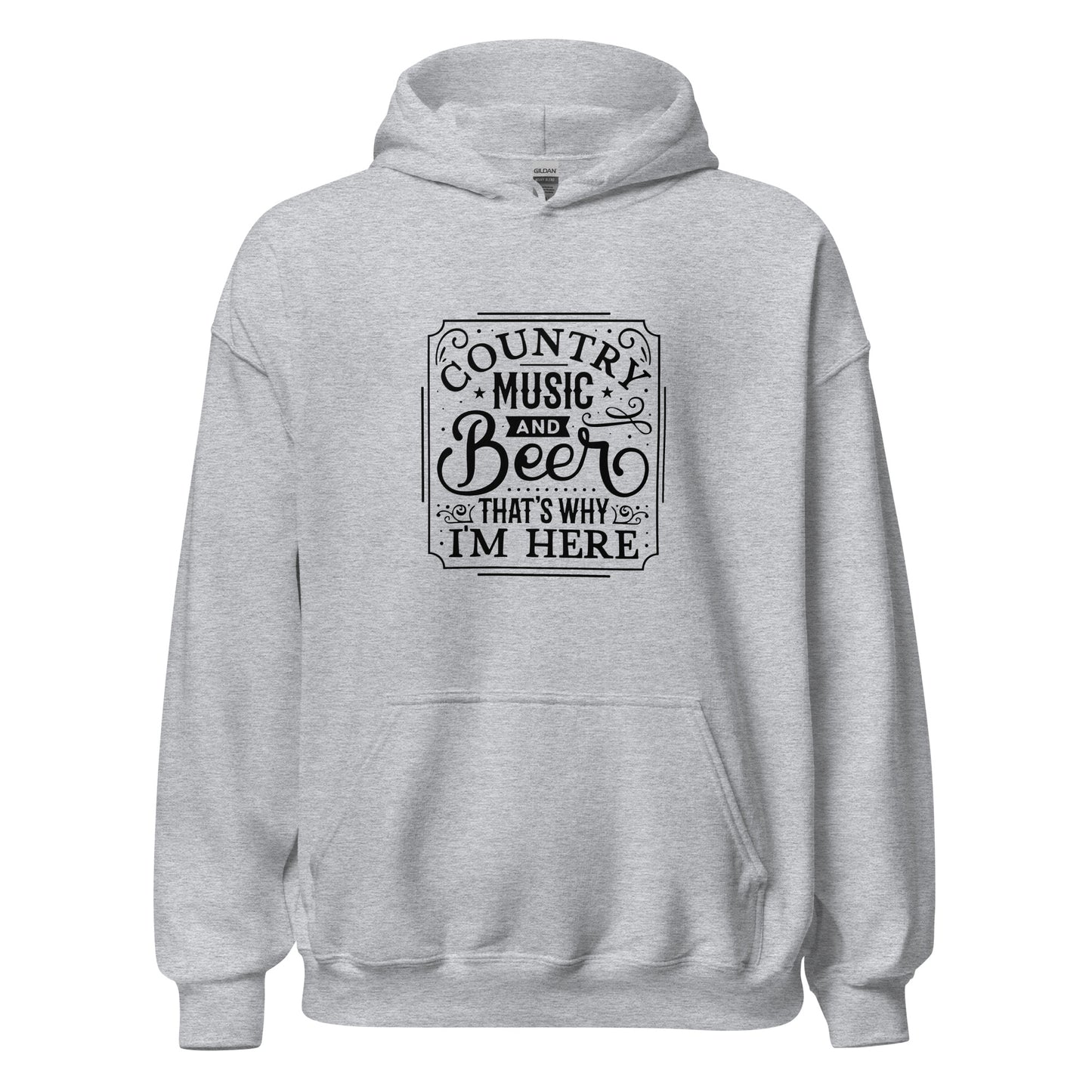 Country Music & Beer Hoodie - Ryze North 