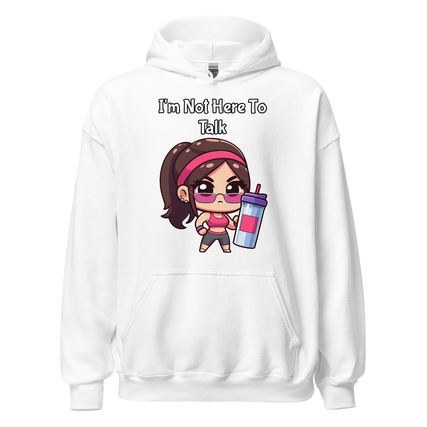 I'm Not Here To Talk Women's Hoodie - Ryze North 