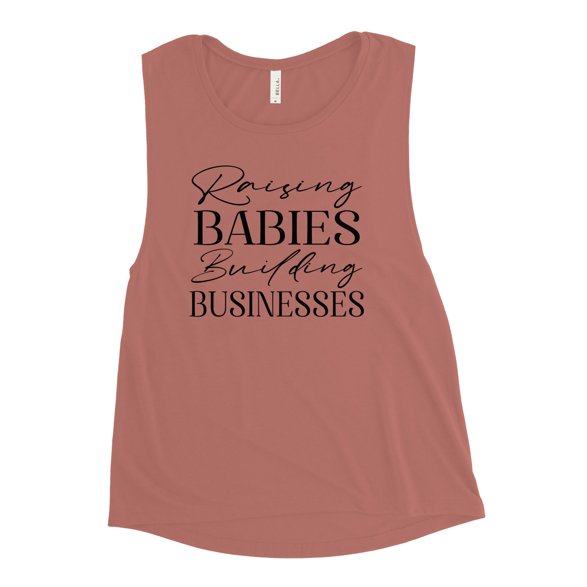 Raising Babies Building Businesses Premium Women’s Tank Top - Ryze North 