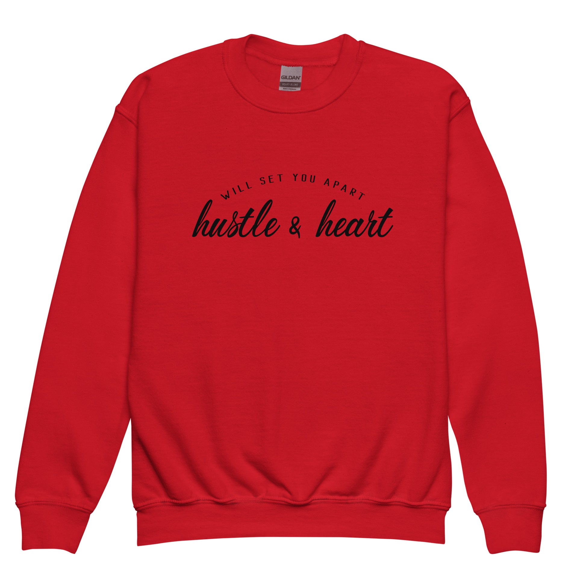 Hustle & Heart Youth Crewneck Sweatshirt - Ryze North 