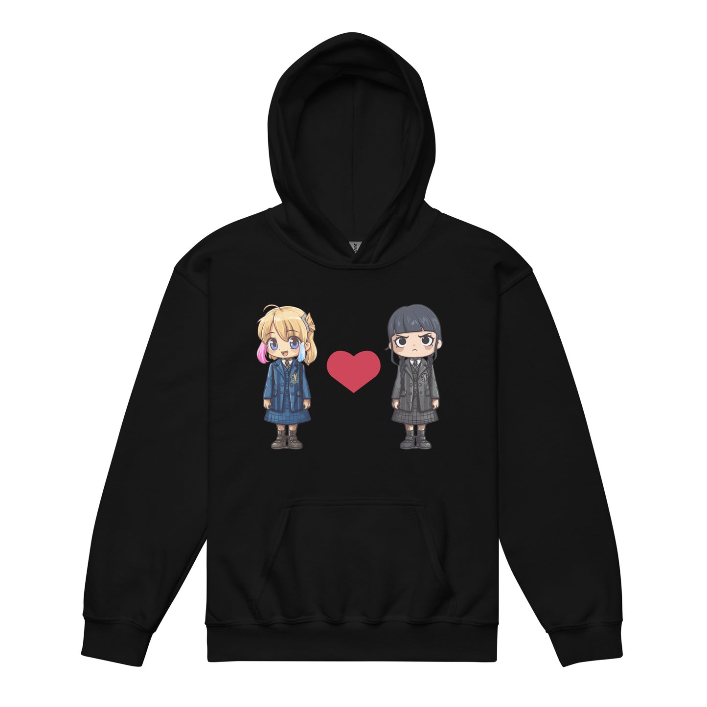 Wednesday & Enid Youth Hoodie - Ryze North 