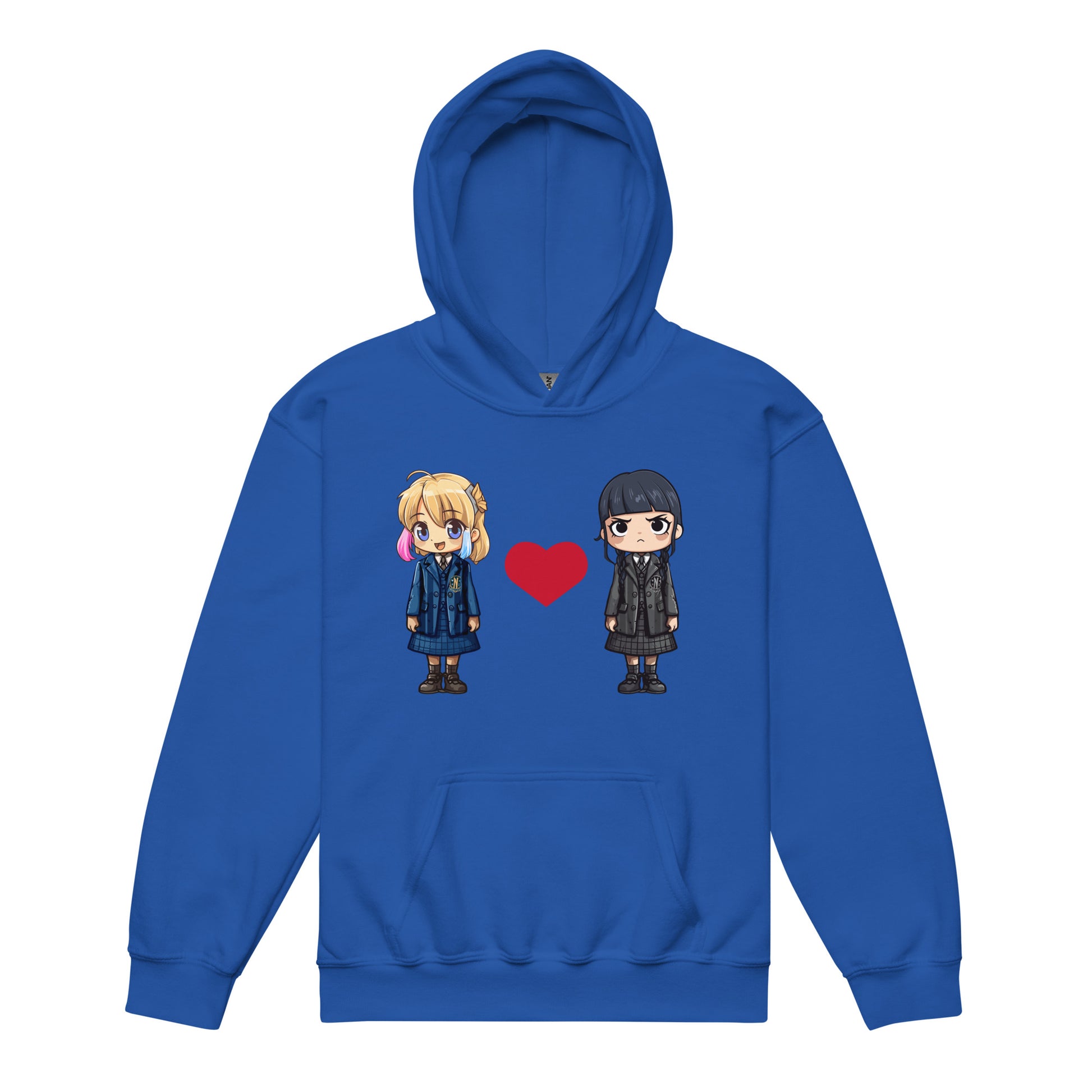 Wednesday & Enid Youth Hoodie - Ryze North 