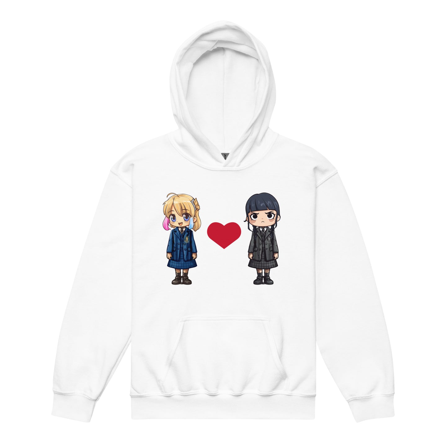 Wednesday & Enid Youth Hoodie - Ryze North 